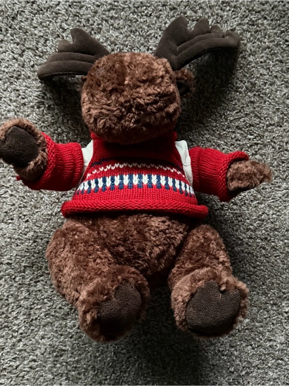 Vintage American Eagle Mac The Moose Plush 16”